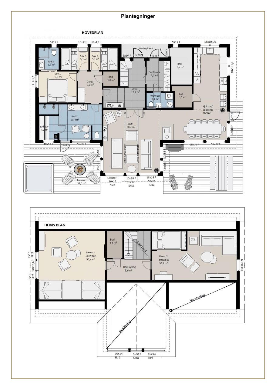 R-162 — план этажа каркасного дома 162 м²
