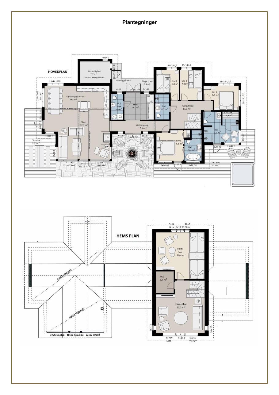 R-155 — план этажа каркасного дома 155 м²