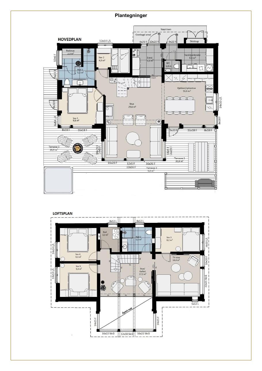 R-128 — план этажа каркасного дома 128 м²